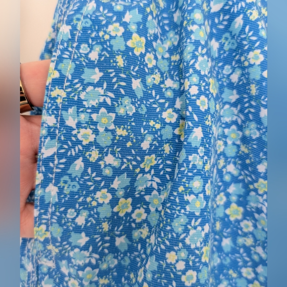 Johnnie-O Men's Riptide Blue Tyndall Floral  Graphic Print Swim Trunks Size XL - Picture 6 of 12